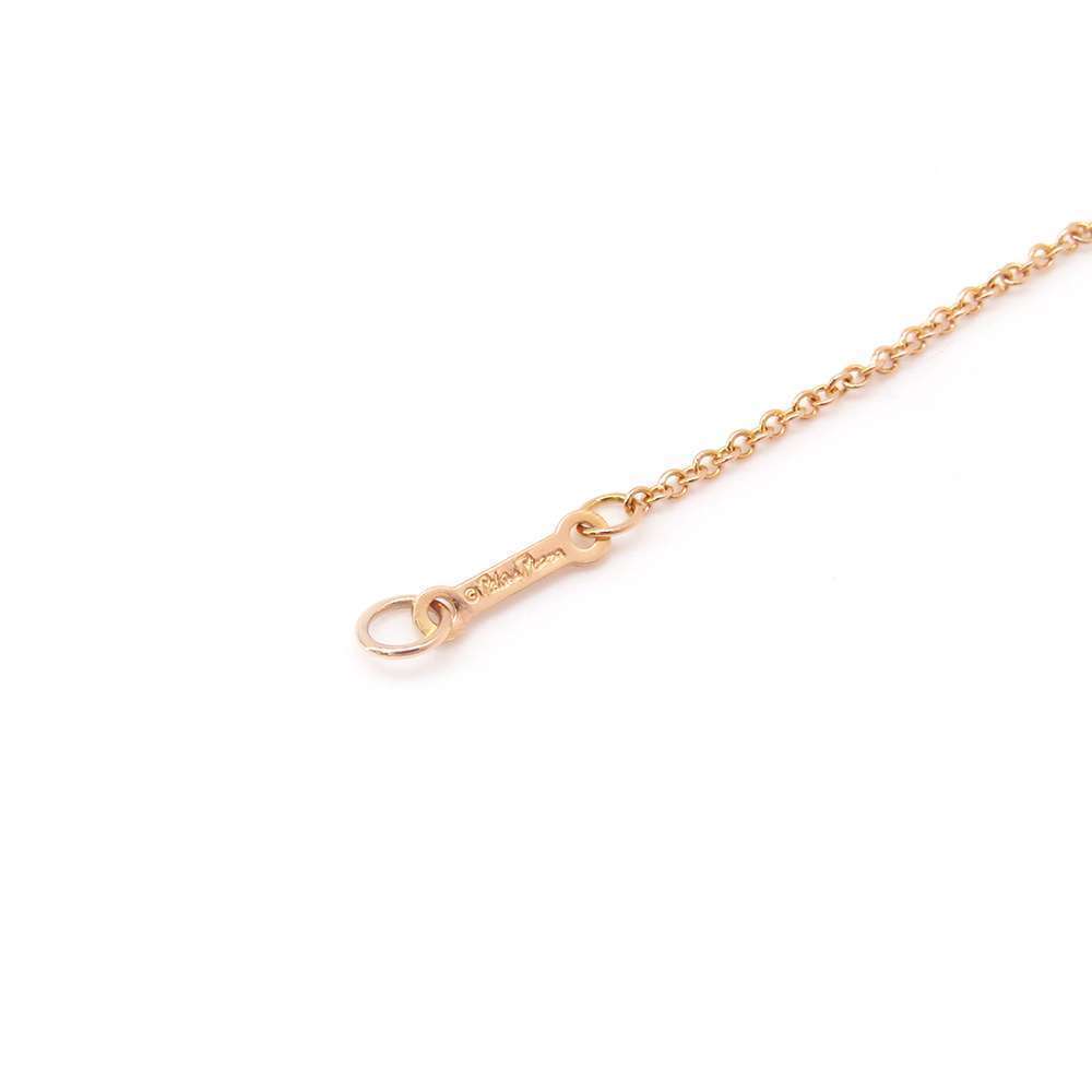 Tiffany Necklace Loving Heart Pendant Paloma Picasso Diamond Pink Gold View 6